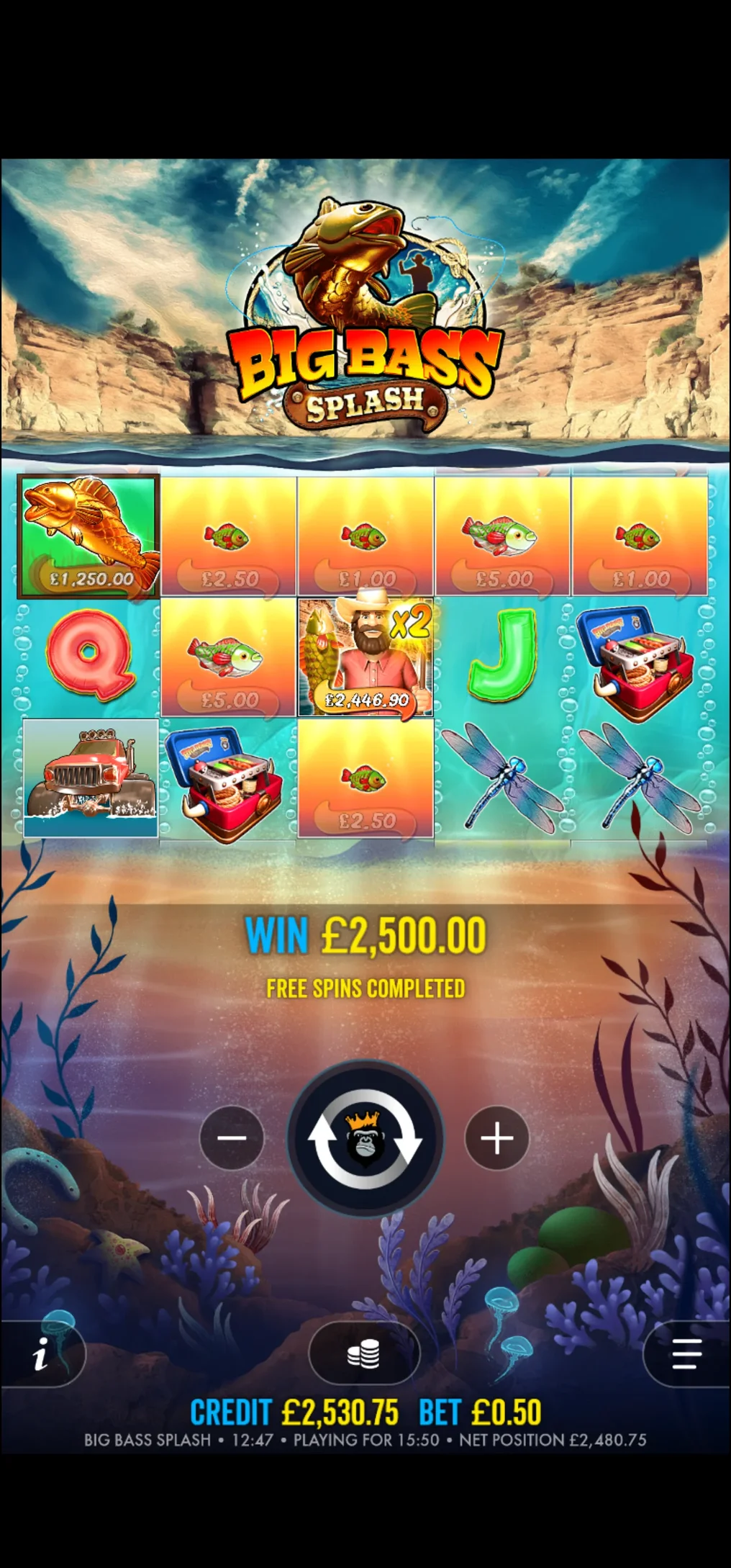 Bild Big Bass Splash Login